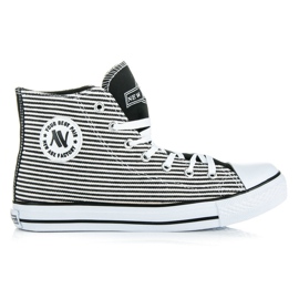 New Age High Sneakers white black