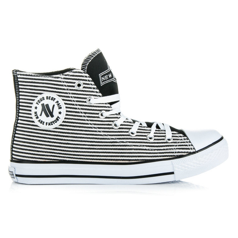 New Age High Sneakers white black