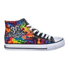 Women's sneakers - 30. Pol 'and'Rock x Big Star OO274A700 - Pre-sale black Women's sneakers - 30. Pol 'and'Rock x Big Star OO274A700 - Pre-sale black