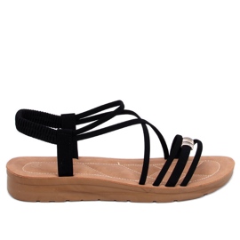 Rostani Black women's sandals
