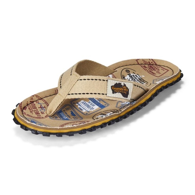Gumbies Islander Flip-Flops Traveller GU-FFISL132 beige