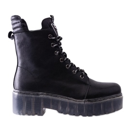 Black Leather Charlton Boots Black Leather Charlton Boots