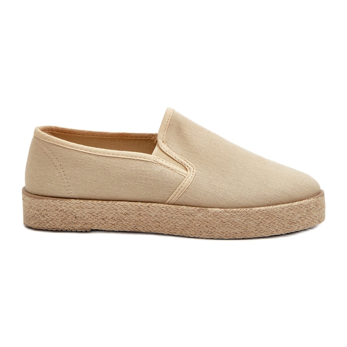 News Women's Espadrilles On Beige Platform