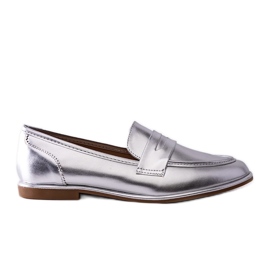 Palinka Silver Metallic Moccasins