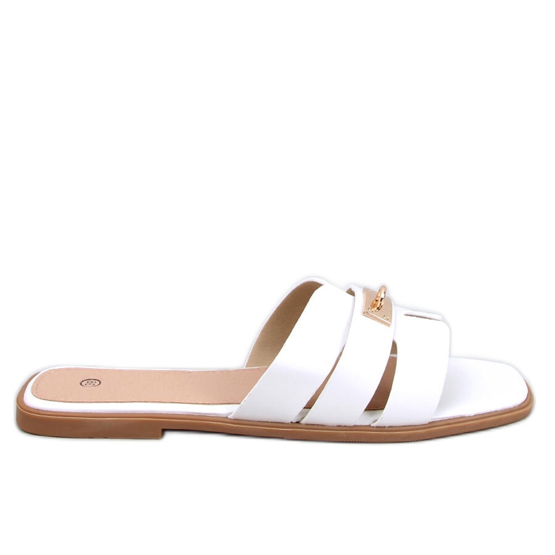 Daudi White women's flip-flops