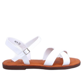 Herve White women's sandals