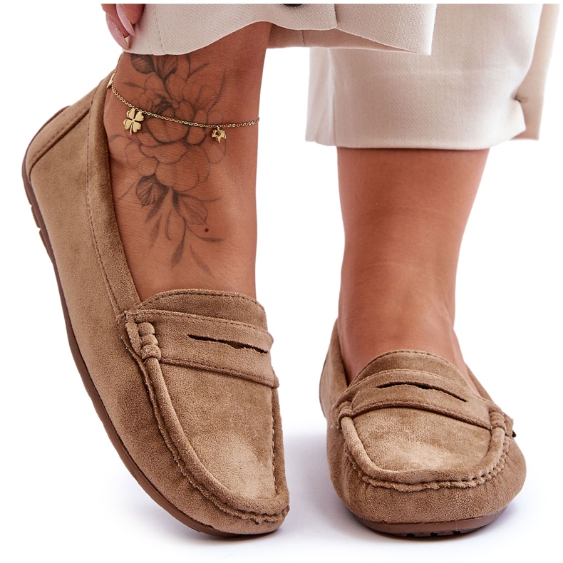 Women's Suede Loafers Brown Lenvie