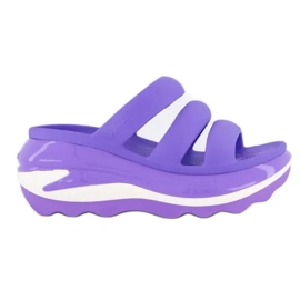 Crocs Mega Crush Triple Strap Clogs 209842-5AJ purple