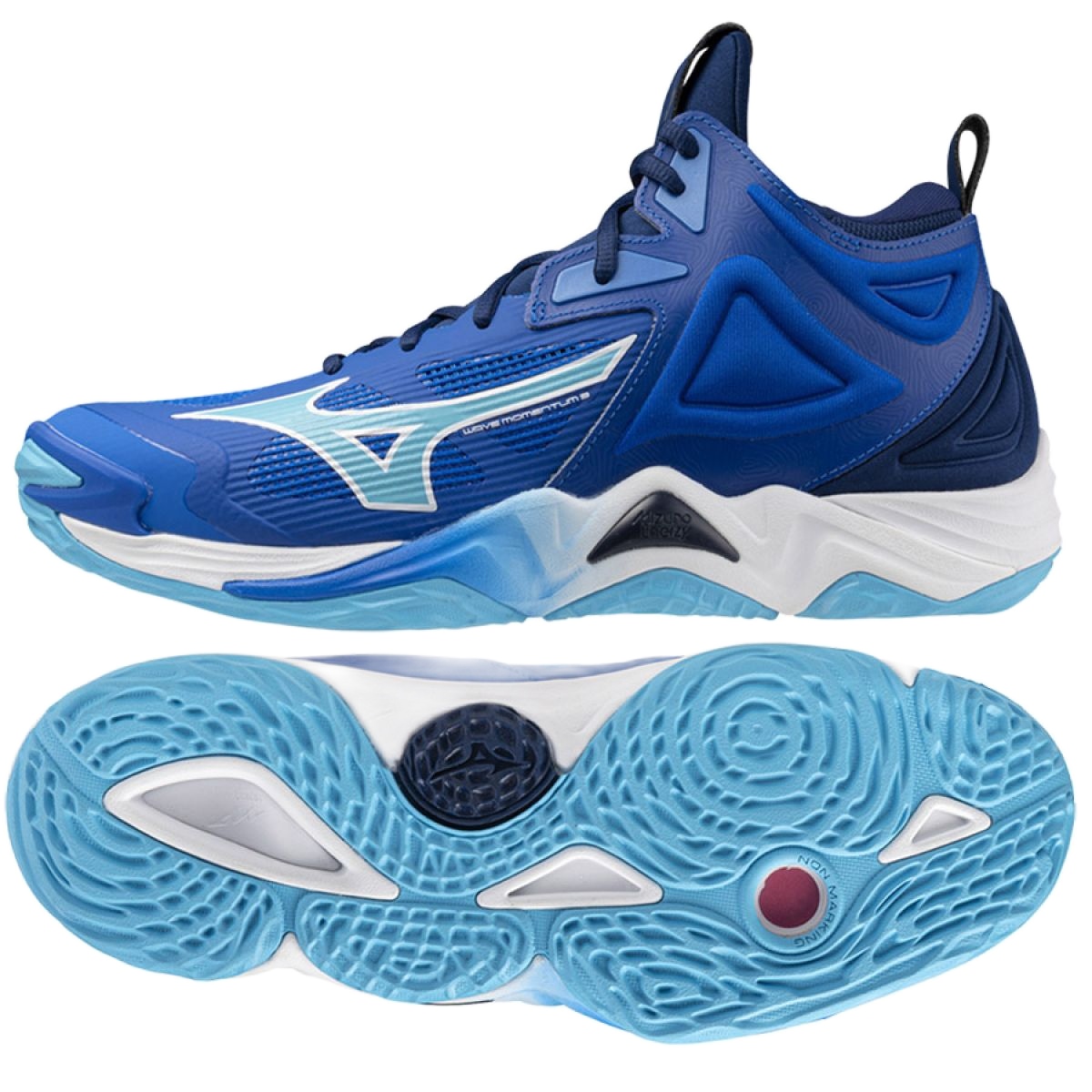 Mizuno Wave Momentum 3 shoes - Blue Mizuno Wave Momentum 3 shoes - Blue