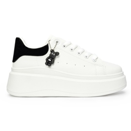 White women's sports shoes
