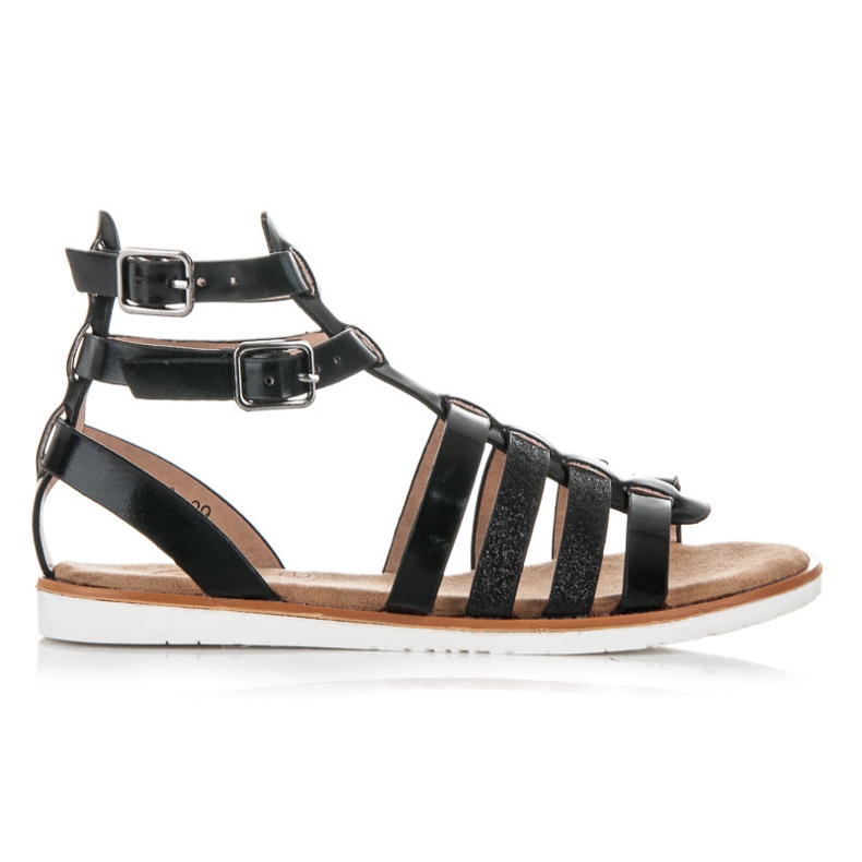 Kylie Roman sandals black Kylie Roman sandals black