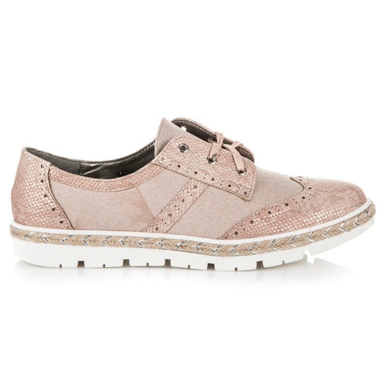 Lace-up kylie shoes pink