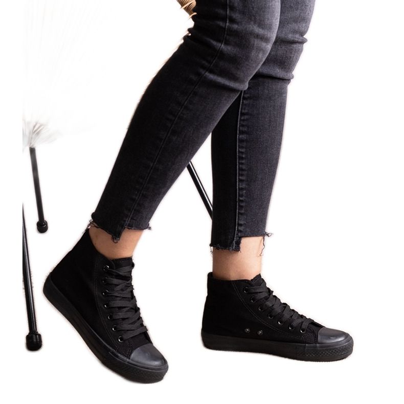 Black Rafife high top sneakers Black Rafife high top sneakers