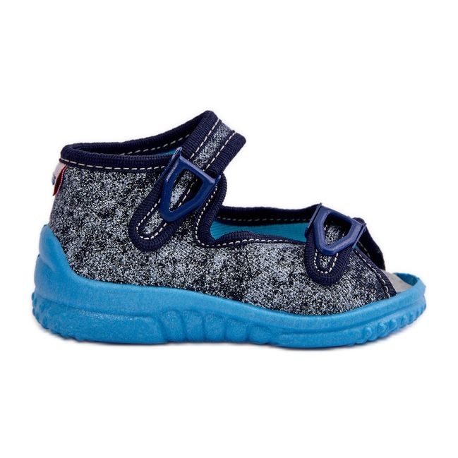 Lemigo Slippers Sandals Children Nel 310-19 Gokids Graphite blue Lemigo Slippers Sandals Children Nel 310-19 Gokids Graphite blue