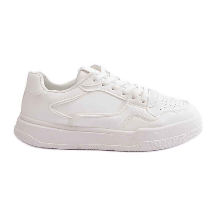 Classic Women's Sneakers Made of Eco Leather White Meriora