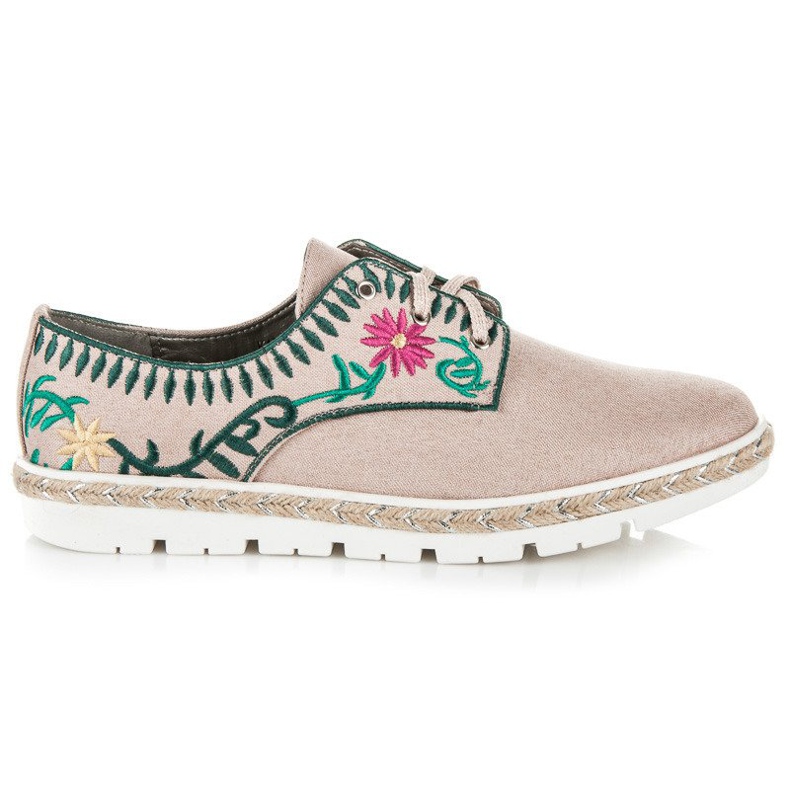 Kylie Women's shoes with embroidery pink