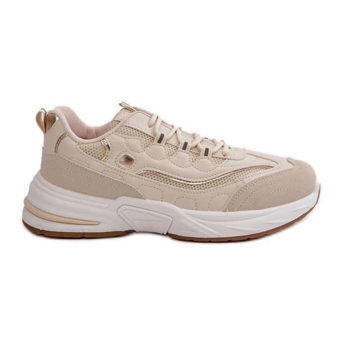 Sports Shoes Sneakers Eco Leather Beige Verilisse