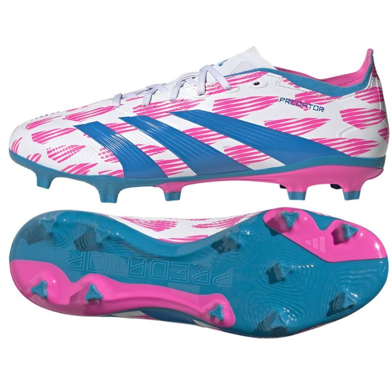 Adidas Predator League Fg IG6262 shoes white Adidas Predator League Fg IG6262 shoes white