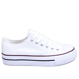 Fargis White women's classic sneakers