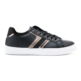 Black comfortable sports shoes