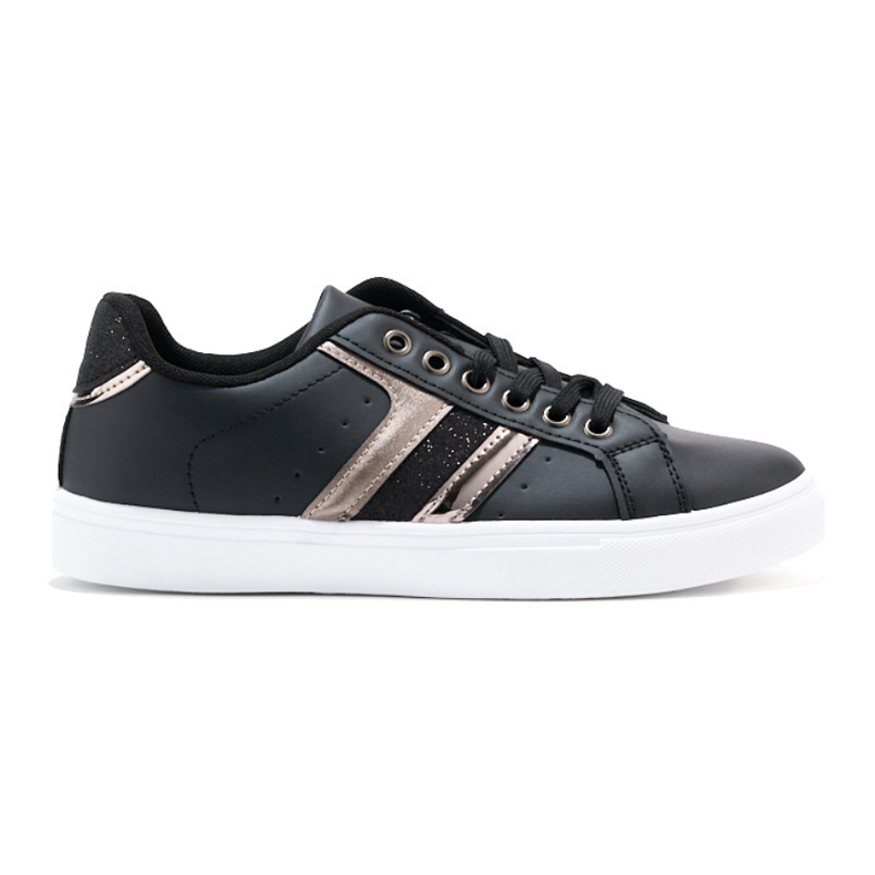 Black comfortable sports shoes