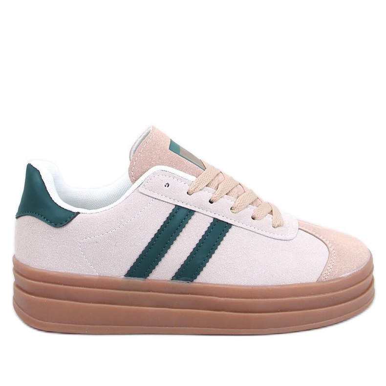 Essa Women's Sneakers BEIGE/GREEN