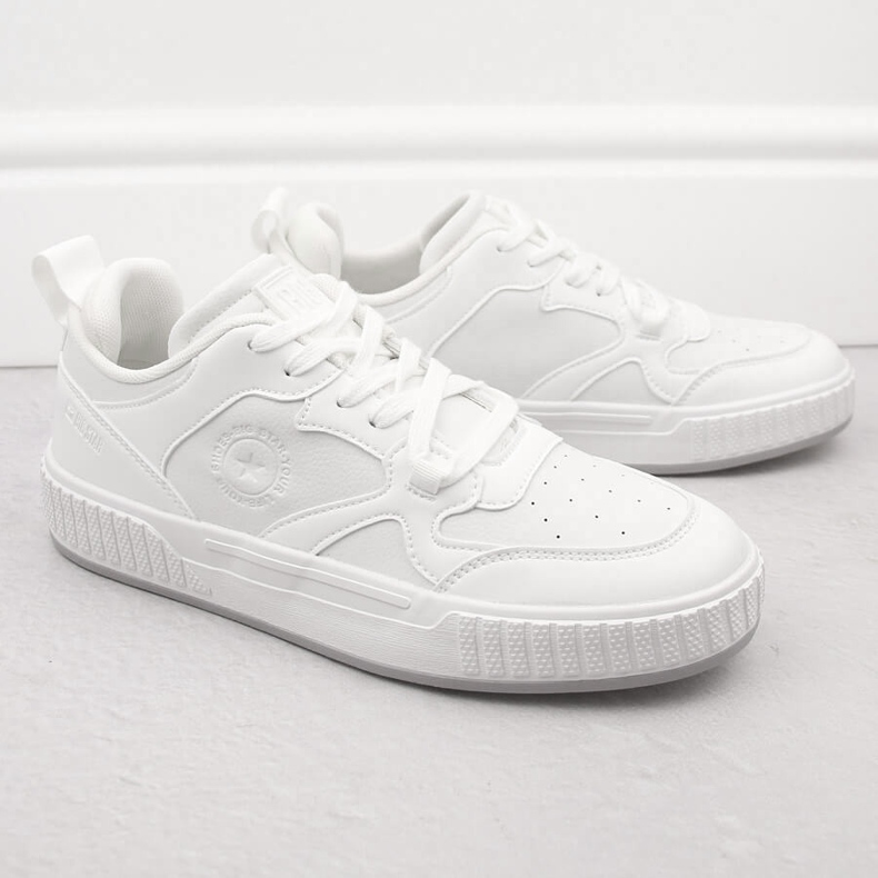 Men's sports shoes white Big Star OO174003