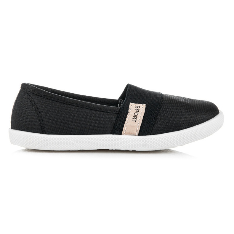 Bella Star Girls' textile footwear black Bella Star Girls' textile footwear black