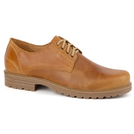 Polbut Men's leather half-boots 2120 ginger orange Polbut Men's leather half-boots 2120 ginger orange