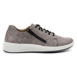 WASAK Women's sneakers leather shoes 0602W gray flowers grey WASAK Women's sneakers leather shoes 0602W gray flowers grey