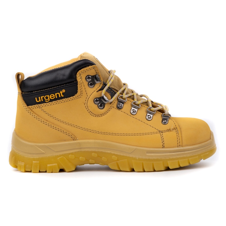 URGENT 114/S1 yellow men's work shoes with toe cap URGENT 114/S1 yellow men's work shoes with toe cap