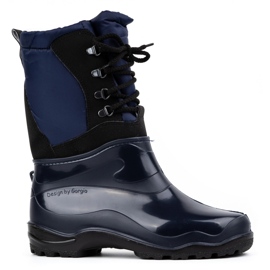Fagum-Stomil Women's winter galoshes 210 Snow 5 navy blue