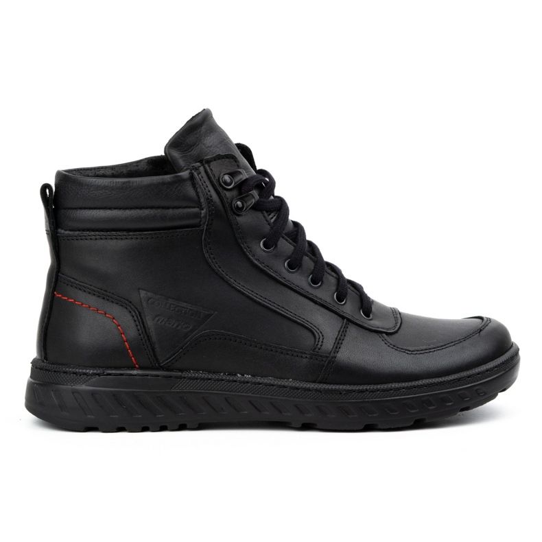 Olivier Men's winter boots leather ankle boots 950MP black Olivier Men's winter boots leather ankle boots 950MP black