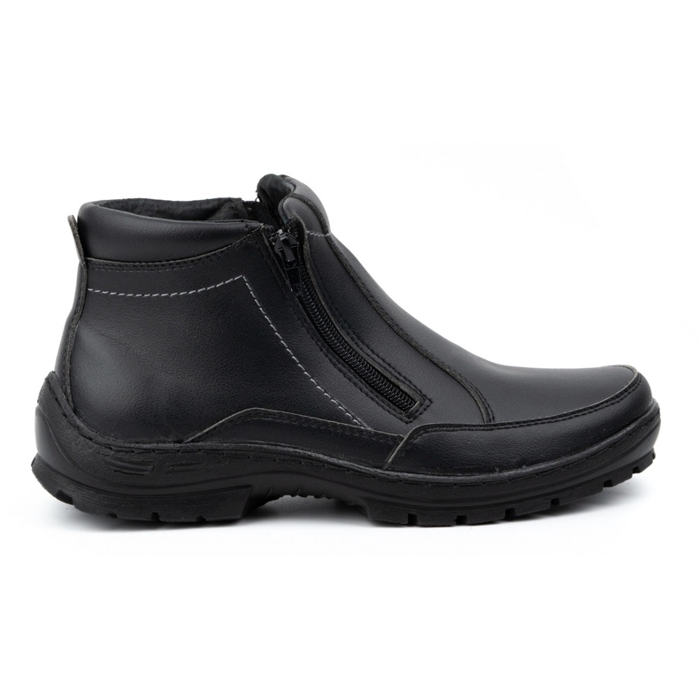 Olivier Men's Winter Chelsea Boots 990CU Black