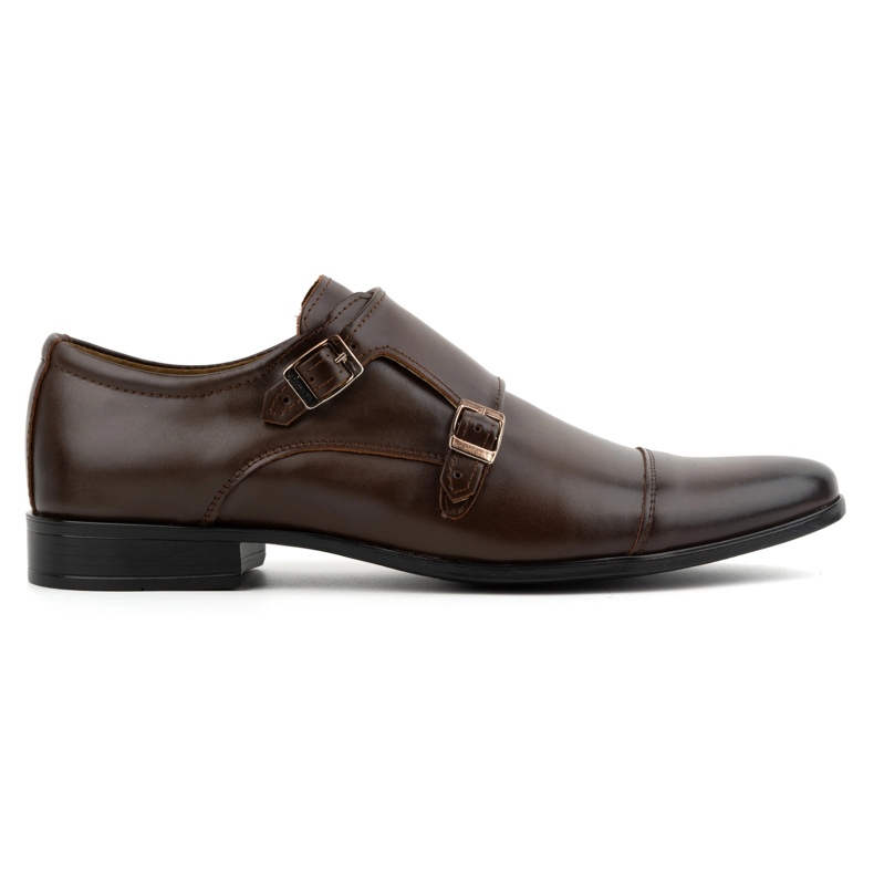Olivier Monki 306LU dark brown leather dress shoes