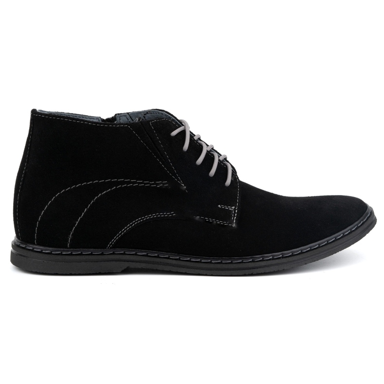 Olivier Men's shoes lace-up ankle boots 307lu black Olivier Men's shoes lace-up ankle boots 307lu black