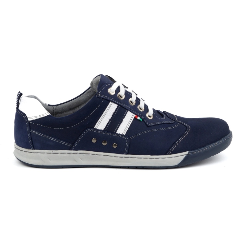 Navy Blue Men's Sneakers 28KAM KAMPOL
