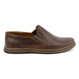 Olivier Men's Leather Shoes 612 Dark Brown Olivier Men's Leather Shoes 612 Dark Brown