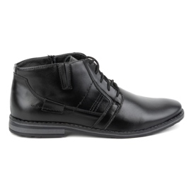 Olivier Men's shoes Chelsea boots leather lace-up low 902KZ black Olivier Men's shoes Chelsea boots leather lace-up low 902KZ black