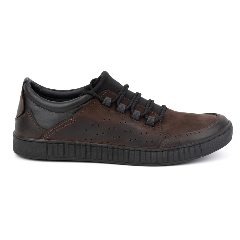 Olivier Men's Lace-Up Leather Shoes 287KZ Brown