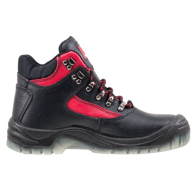 URGENT Work shoes safety ankle boots with metal toe cap 102S3 Tpu black