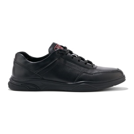 Black men's sports lace-up shoes Black men's sports lace-up shoes