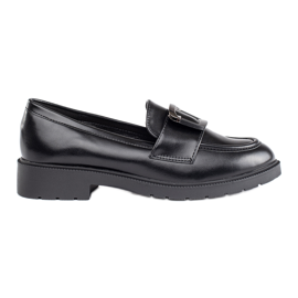 Goodin Black women's moccasins with buckle Goodin Black women's moccasins with buckle