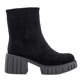 Black women's platform ankle boots Black women's platform ankle boots