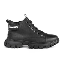 Sergio Leone women's lace-up boots black