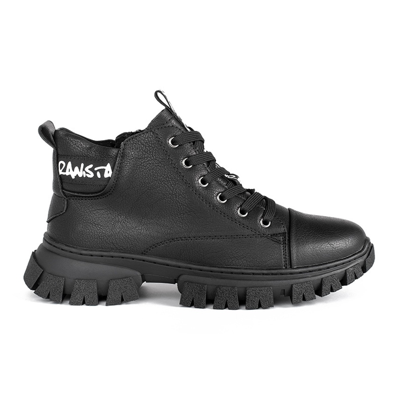 Sergio Leone women's lace-up boots black