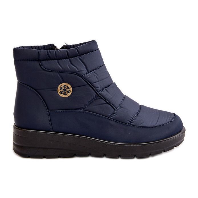 News Women's Snow Boots Insulated Navy Blue News Women's Snow Boots Insulated Navy Blue