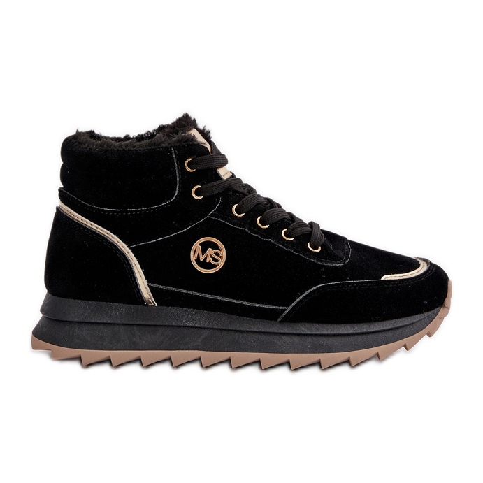 Ankle boots women s sports shoes insulated on the platform black Ariatte KeeShoes