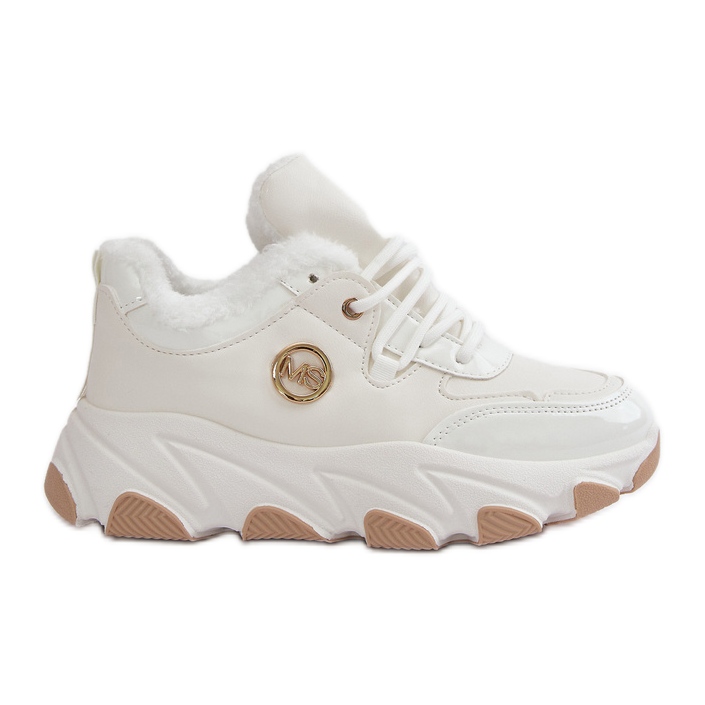 Women's Sports Shoes Lace-up Insulated On Platform White Verioras