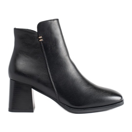 Black women's high-heeled ankle boots Black women's high-heeled ankle boots